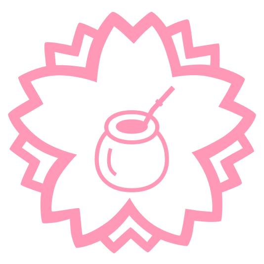 white flower mate drink