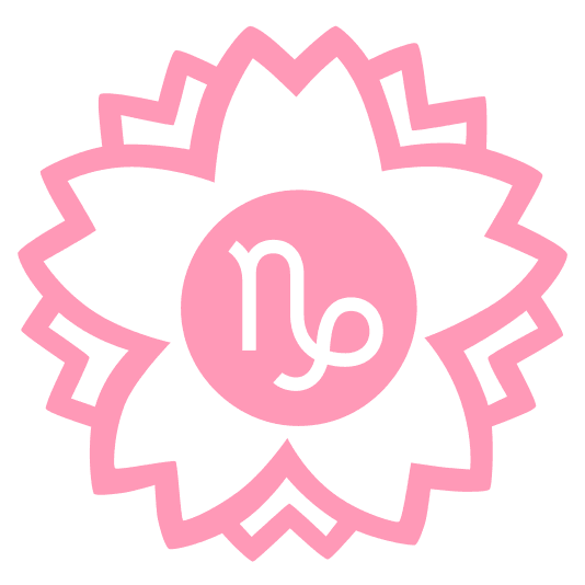 white flower capricorn