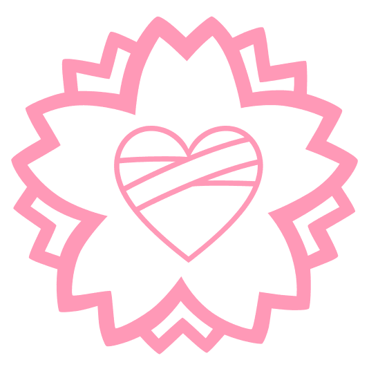 white flower mending heart