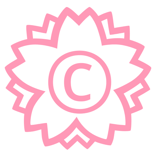 white flower copyright