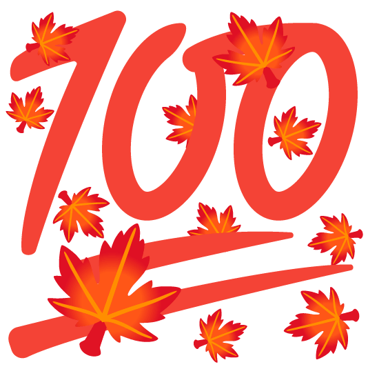 100 maple leaf