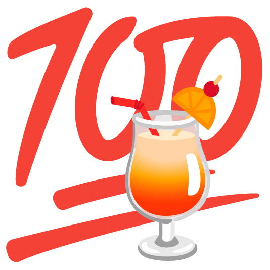 100 tropical drink