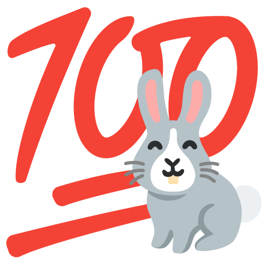 100 rabbit