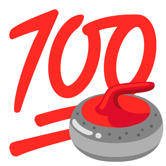 100 curling stone