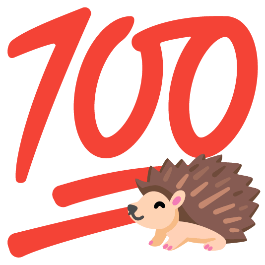 100 hedgehog