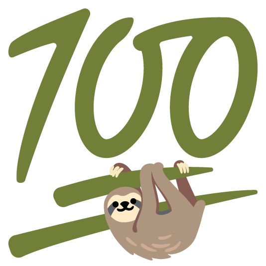 100 sloth