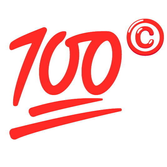 100 copyright