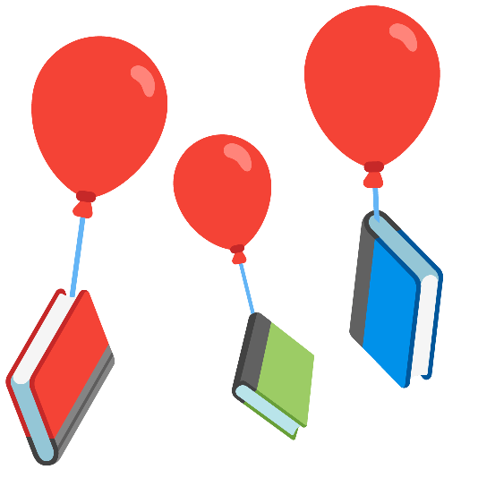 books balloon