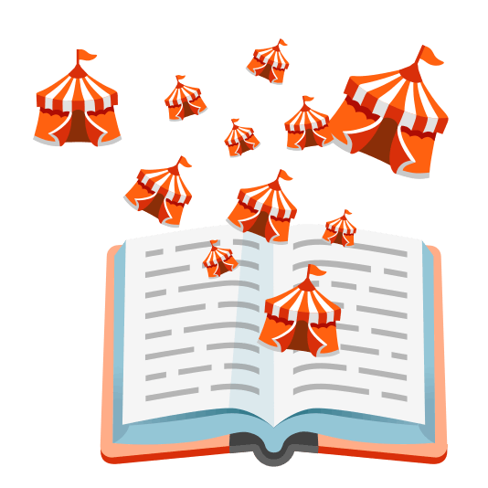 books circus tent