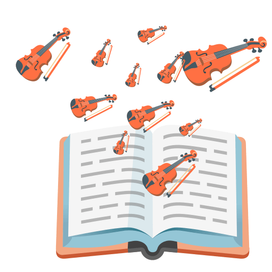 books violin