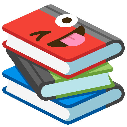 books stuck out tongue winking eye