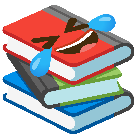 books rolling on the floor laughing