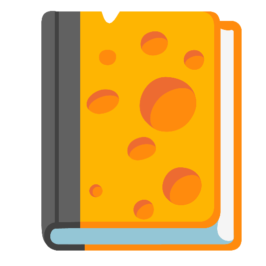 books cheese wedge