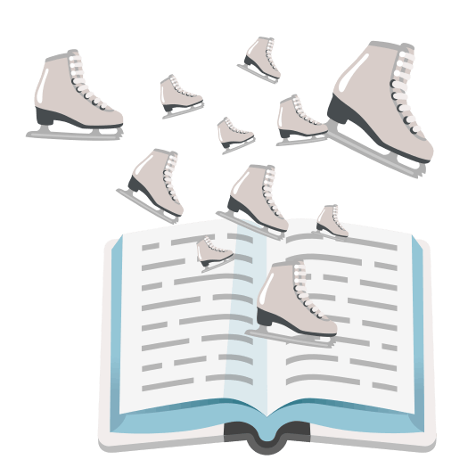 books ice skate