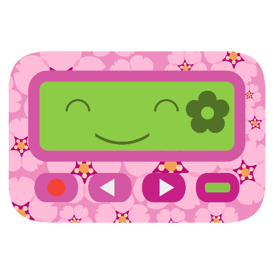 pager cherry blossom