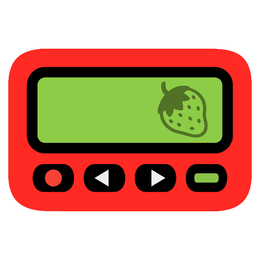 pager strawberry
