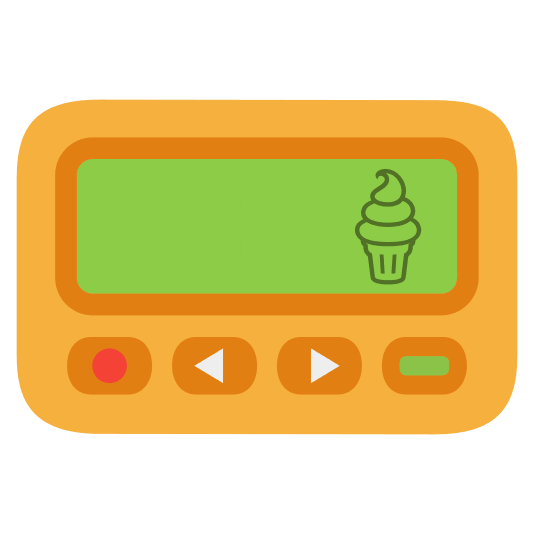 pager icecream