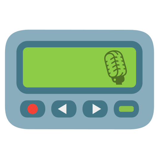 pager studio microphone