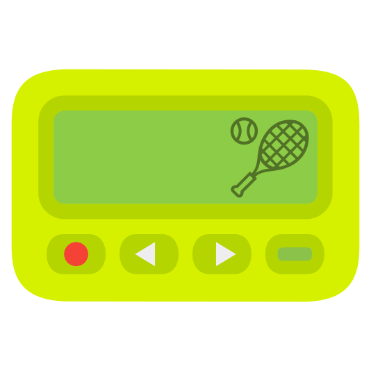 pager tennis