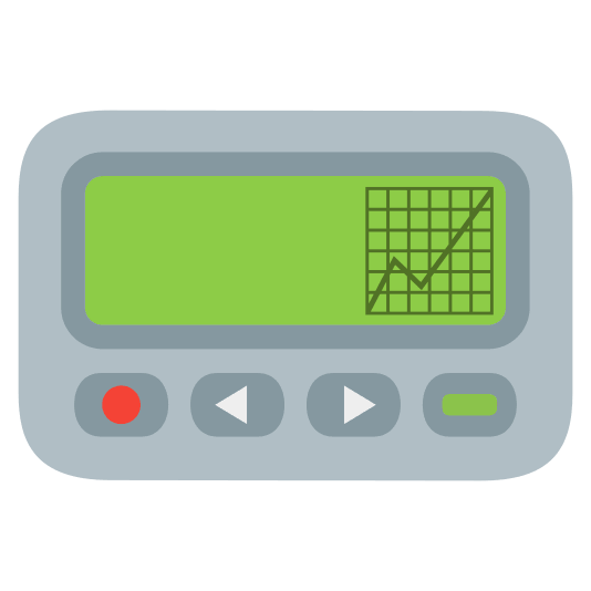 pager chart with upwards trend