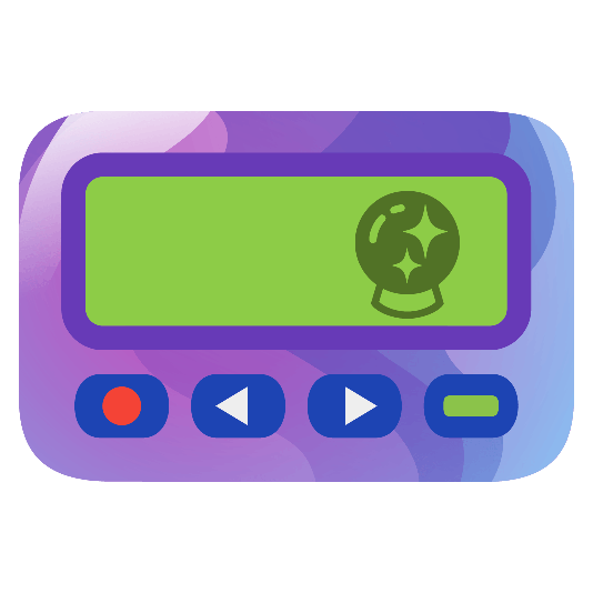 pager crystal ball