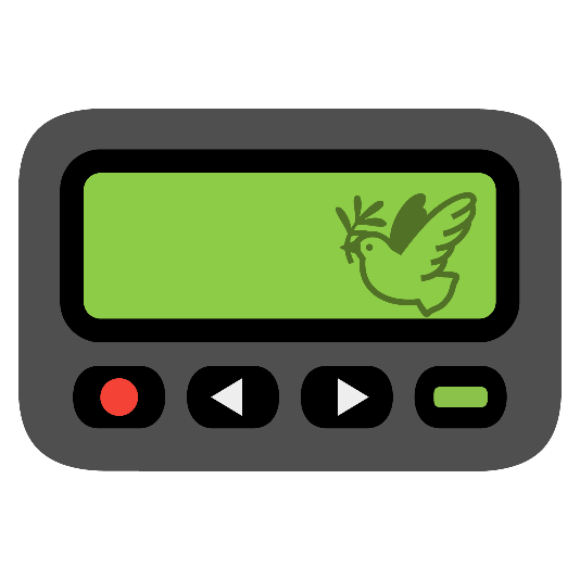 pager dove of peace