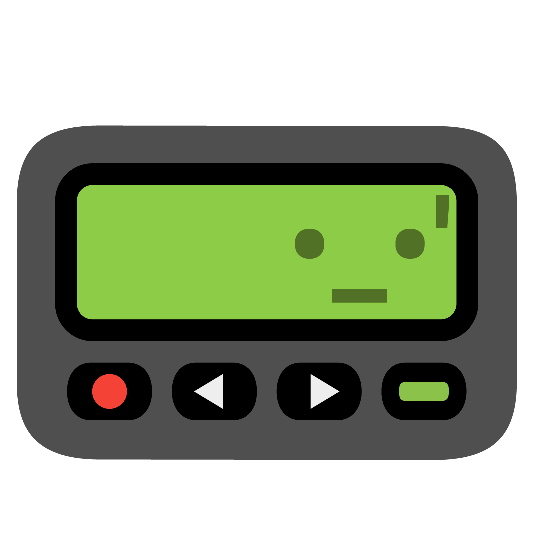 pager disappointed relieved