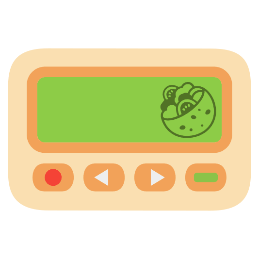 pager stuffed flatbread