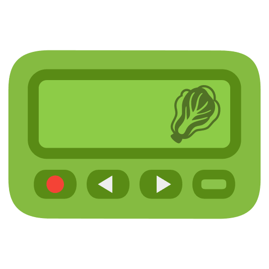 pager leafy green