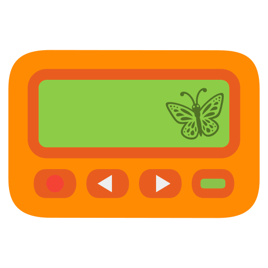 pager butterfly