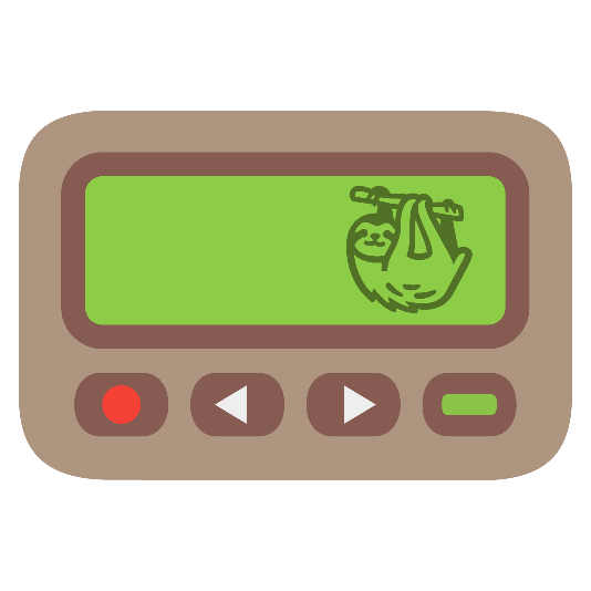 pager sloth