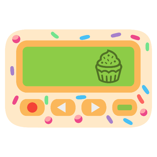 pager cupcake