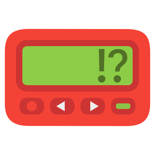 pager interrobang