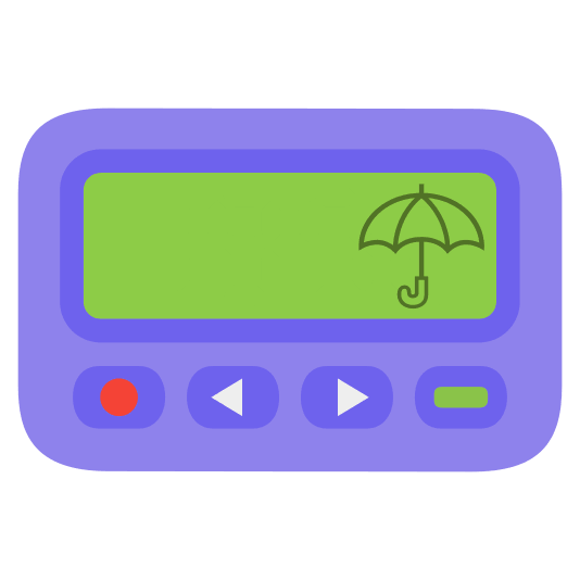 pager umbrella