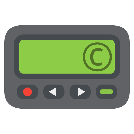 pager copyright