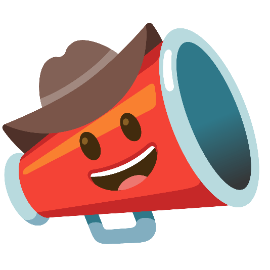 mega face with cowboy hat