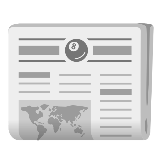 newspaper 8ball