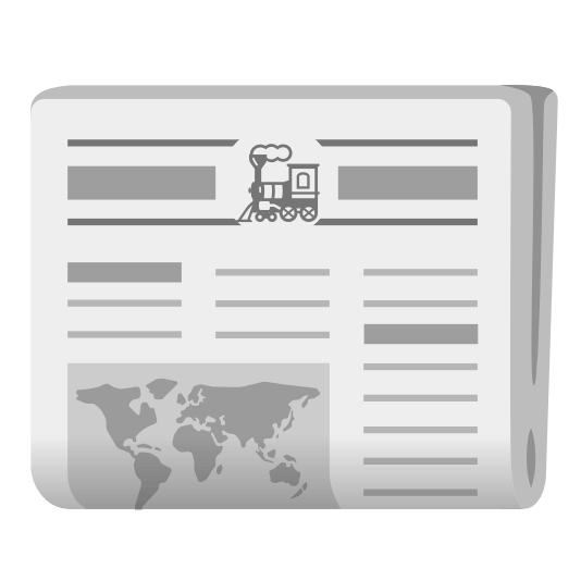 newspaper steam locomotive