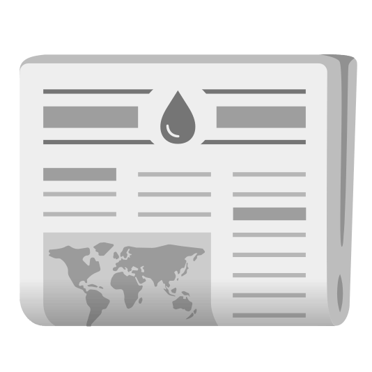 newspaper drop of blood