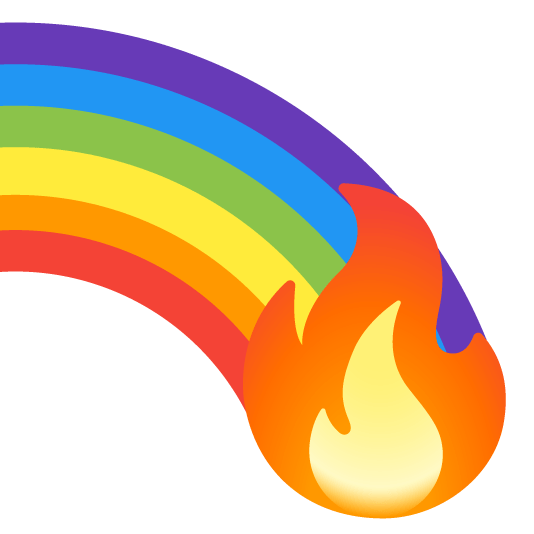 fire rainbow