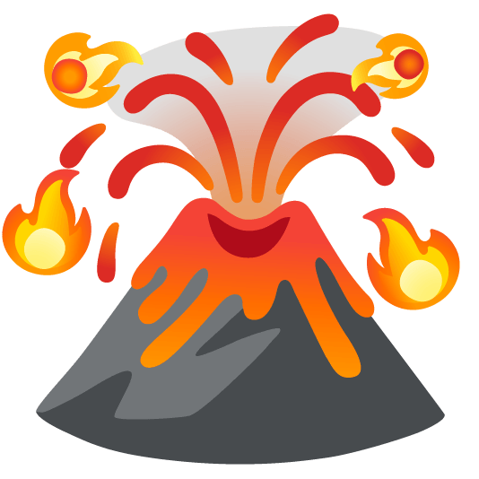 fire volcano