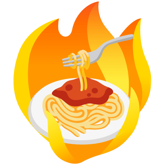 fire spaghetti
