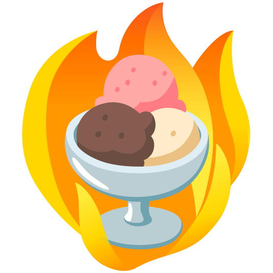 fire ice cream
