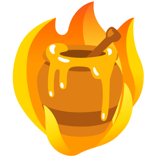 fire honey pot