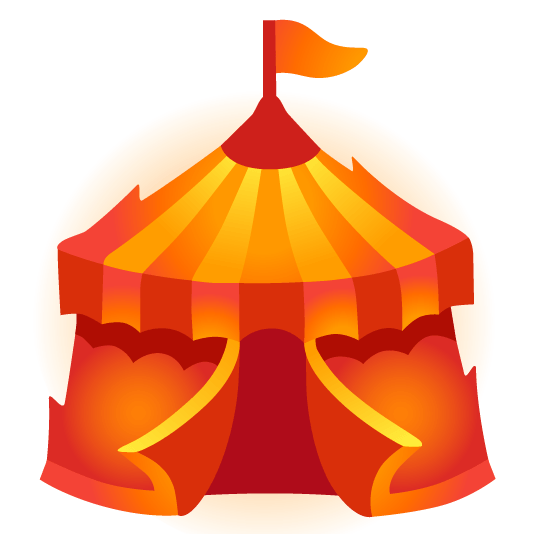 fire circus tent