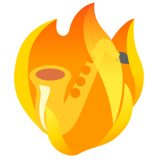 fire saxophone