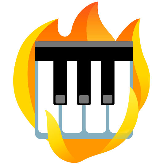 fire musical keyboard