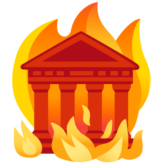 fire classical building