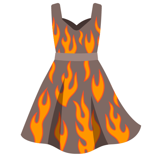 fire dress