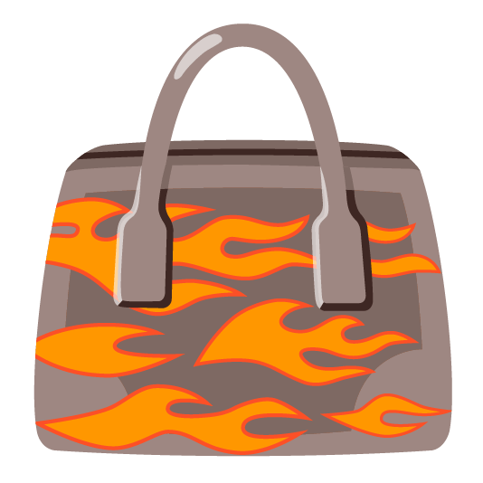 fire handbag